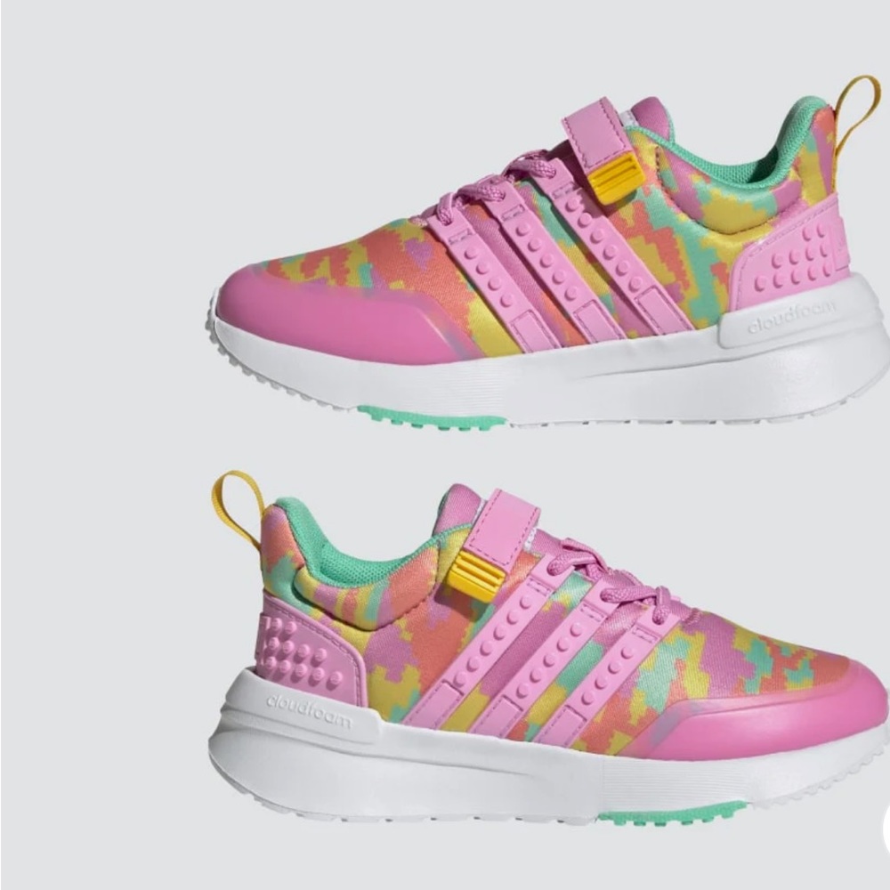 NIB Adidas Lego Racer Tr21 Elastic Lace And Top Strap Shoes